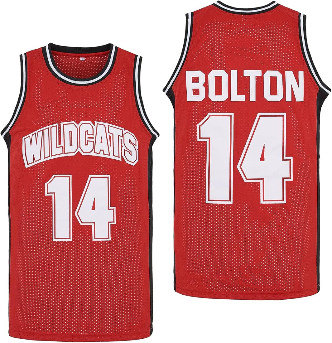 Men's Troy Bolton #14 Chad Danforth #8 High School Wildcats Basketball Jersey Stitched | Amazon (US)