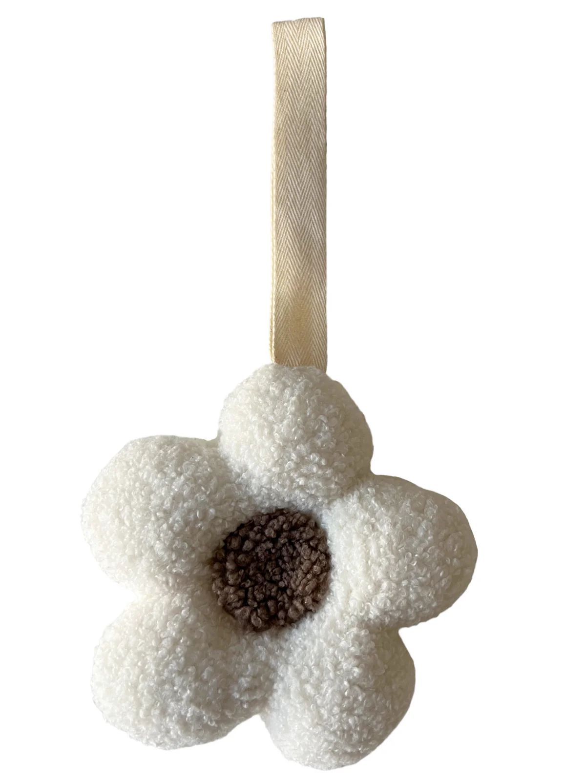 Pacifier Lovey, White Flower | SpearmintLOVE