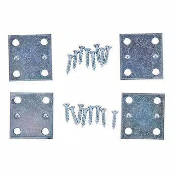 RELIABILT 1.5-in x 1.42-in x 0.07-in Zinc-plated Steel Mending Brace (4-Pack) | Lowe's