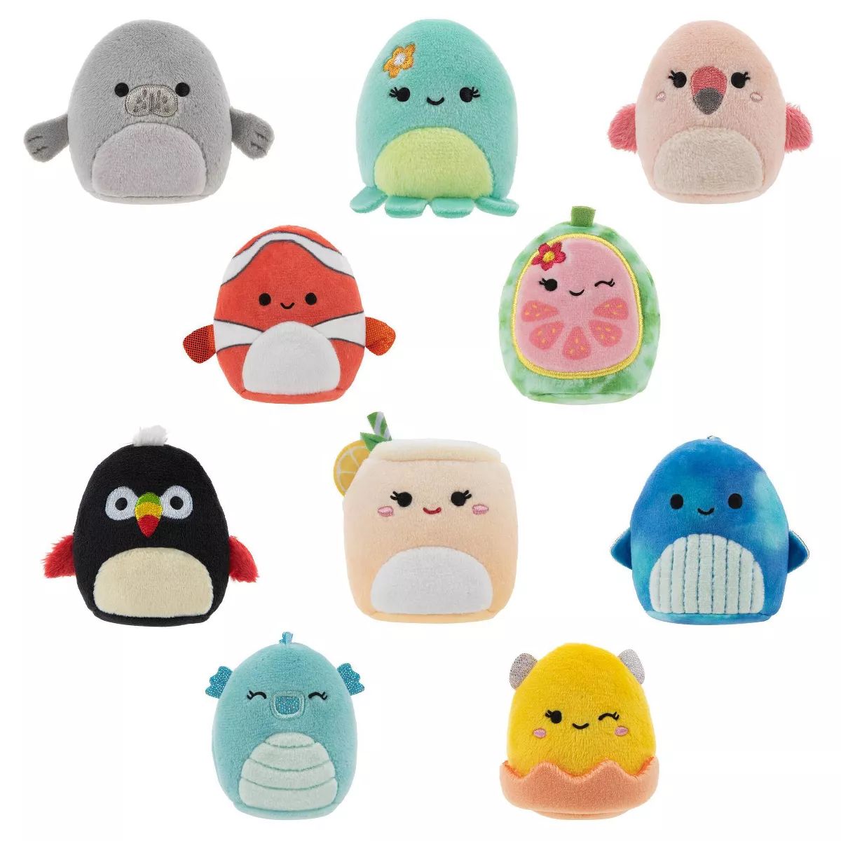 Squishville by Squishmallows Vacation Squad 2" Plush Toy - 10 pack (Target Exclusive) | Target