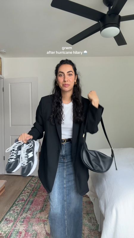 🌧️👀 Post hurricane ootd // an oversized blazer really upscale every outfit! This one from H&M is affordable and looks expensive! 

#LTKstyletip #LTKshoecrush #LTKunder50