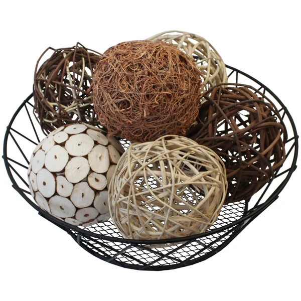 6 Piece Schall Decorative Balls for Bowls | Wayfair North America