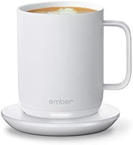 Amazon.com: Ember Temperature Control Smart Mug 2, 10 oz, White, 1.5-hr Battery Life - App Contro... | Amazon (US)
