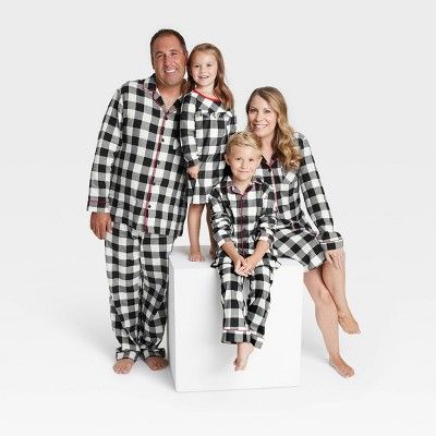 Holiday Buffalo Check Flannel Matching Family Pajamas Collection - Wondershop™ White | Target