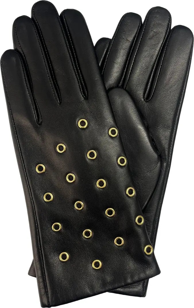 MARCUS ADLER Grommet Leather Gloves | Nordstromrack | Nordstrom Rack
