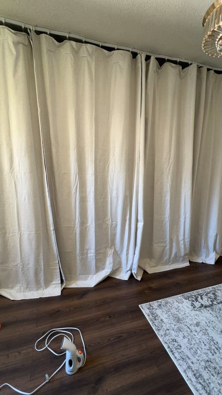 One of the finishing touches for the wedding rental room was steaming the curtains 💞

#LTKVideo #LTKSpringSale #LTKhome
