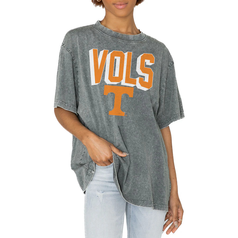 Tennessee Volunteers Gameday Couture Women's Solid Defense Oversized T-Shirt - Gray | Fanatics
