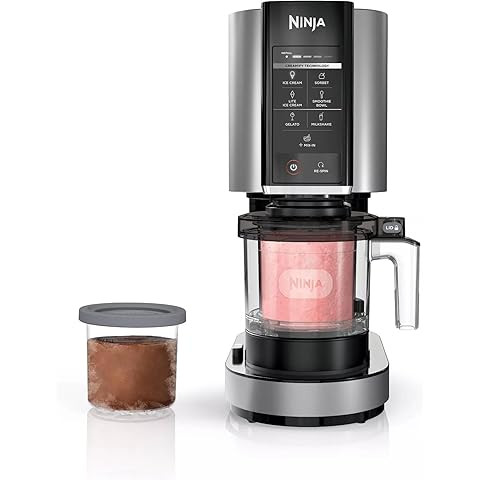 Ninja NC301 CREAMi Ice Cream Maker + 2 Pint Containers and Lids Bundle | Amazon (US)