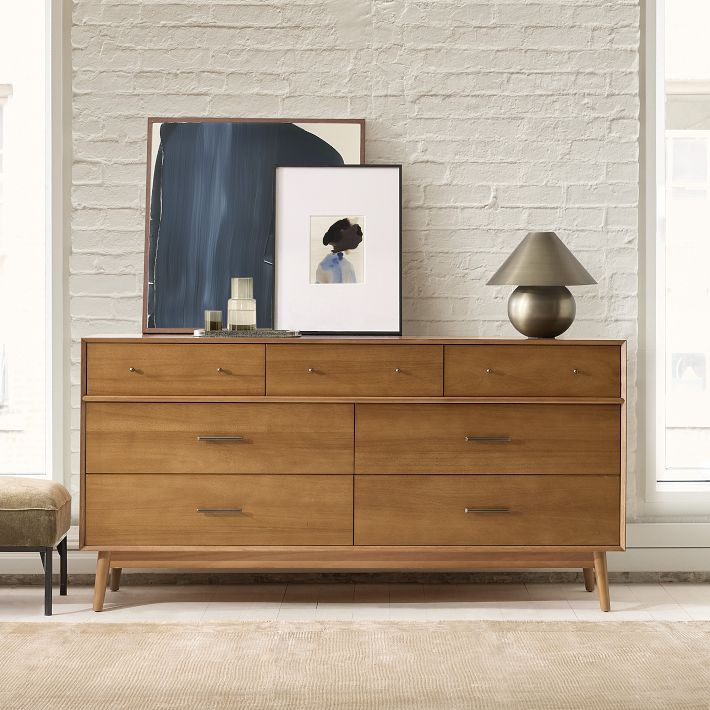Mid-Century 7-Drawer Dresser (72") | West Elm (US)