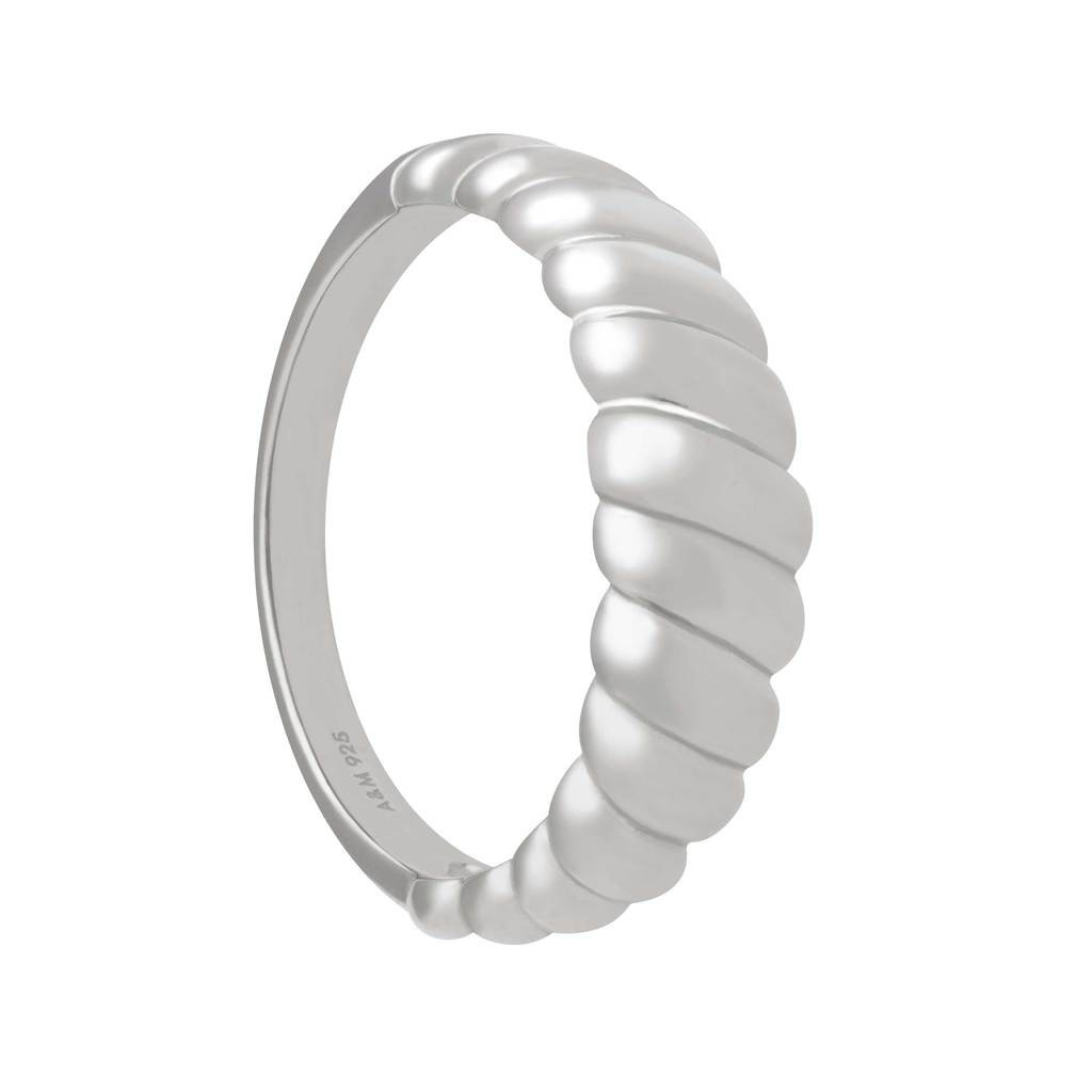 Rope Dome Ring in Silver | Astrid and Miyu