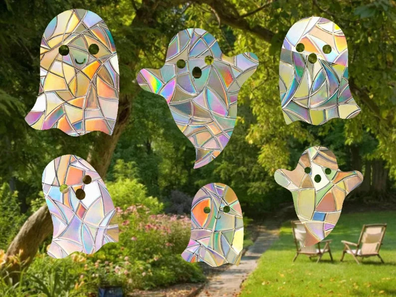 Ghost Pack Suncatcher - Window Cling, Rainbow Maker, Reusable Suncatcher Sticker, Window Prism, S... | Etsy (Global)