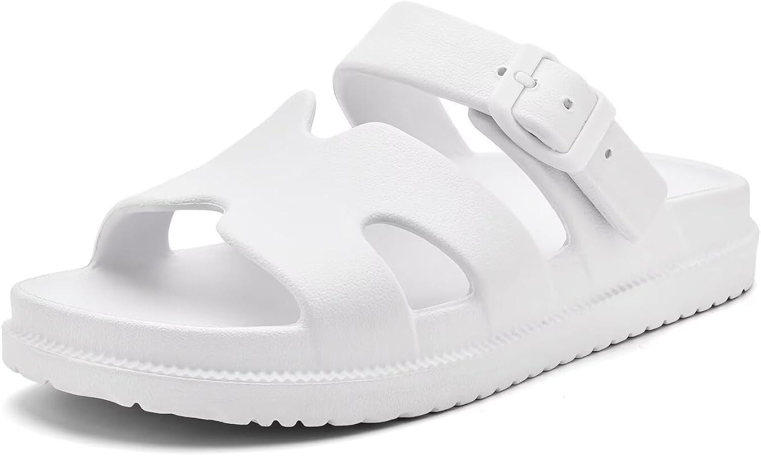 Haifago Women's Flat Sandals with Arch Support, Summer Beach Slip on Slides Comfort Lightweight H... | Amazon (US)