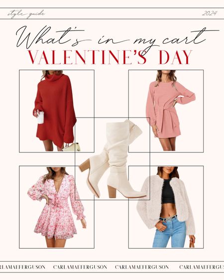 Valentines Day Outfit Inspo all curated from Amazon :)

Amazon fashion, Amazon finds, valentines outfit, Valentine’s Day, pink dress, red dress, sweater dress, white boots, faux fur, furry jacket 

#LTKfindsunder50 #LTKstyletip #LTKSeasonal