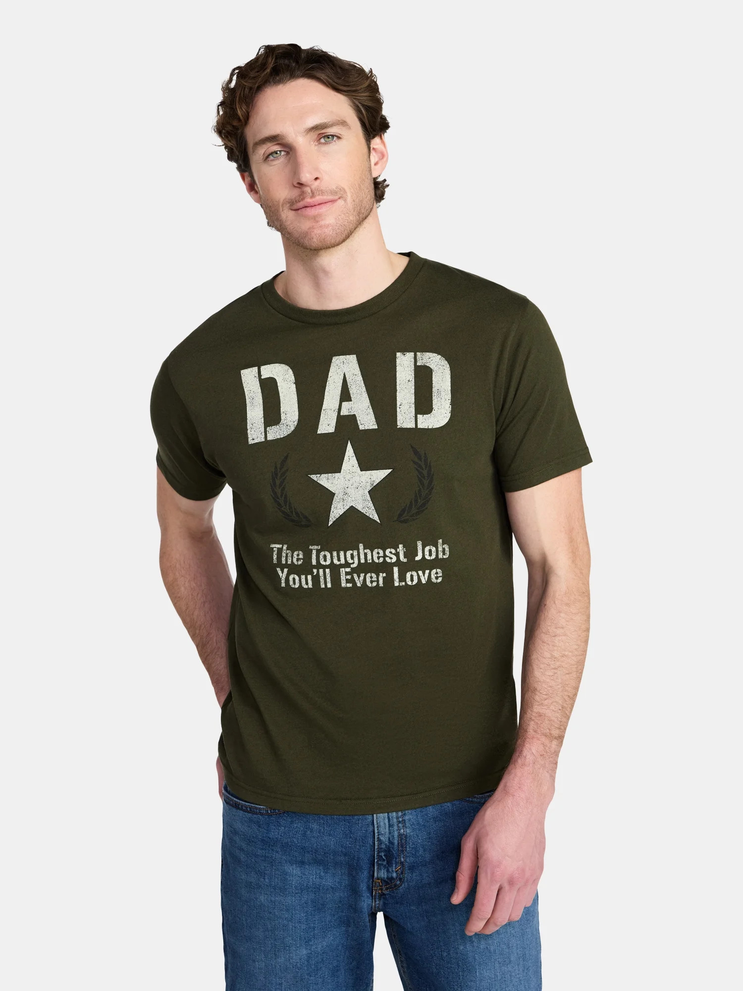 Father's Day Men's Army Ranger Dad Graphic Tee by Way to Celebrate, Sizes XS-5XL | Walmart (US)