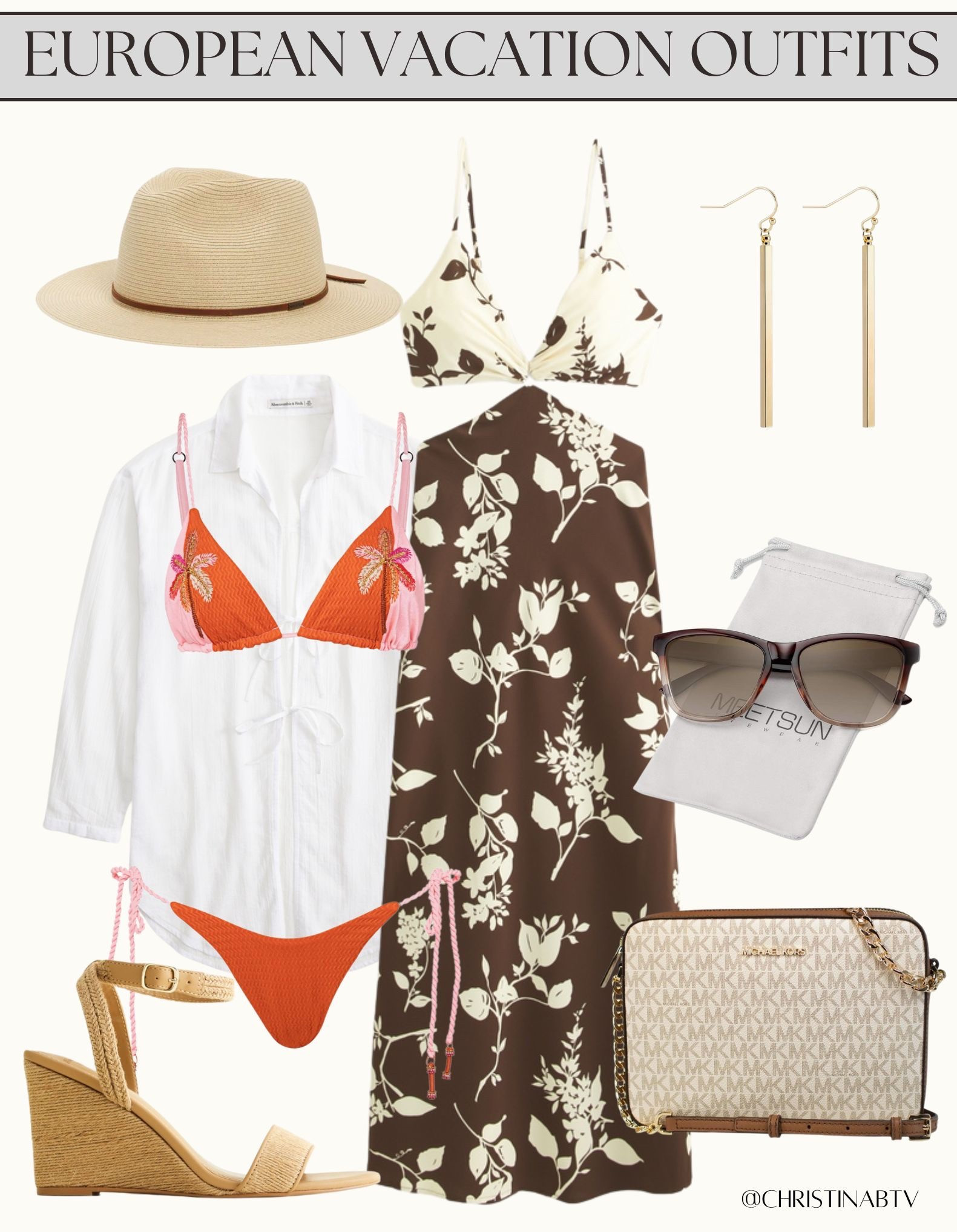 European vacation outfits. Europe outfit. Europe trip. Summer outfits. Summer vacation looks.

#LTKSeasonal #LTKTravel #LTKFindsUnder100