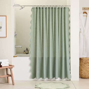 Ripple Shower Curtain | West Elm (US)