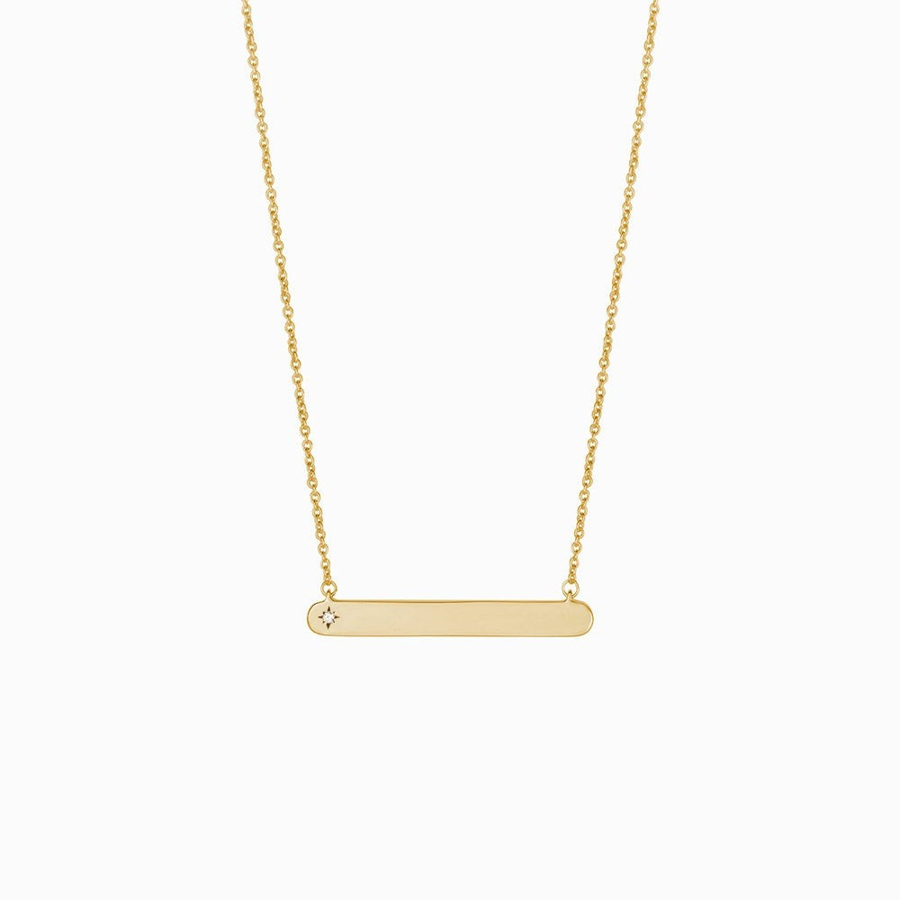 Diamond Bar Necklace | Awe Inspired