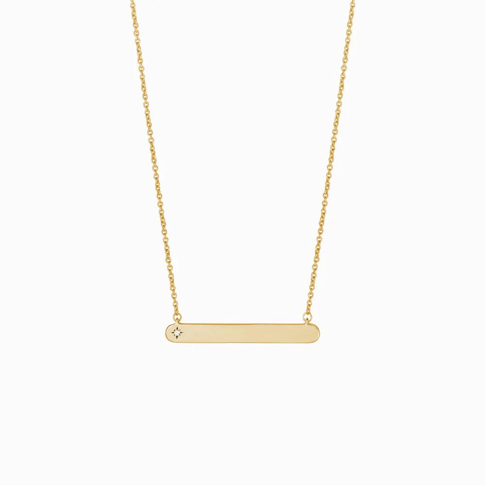 Diamond Bar Necklace | Awe Inspired