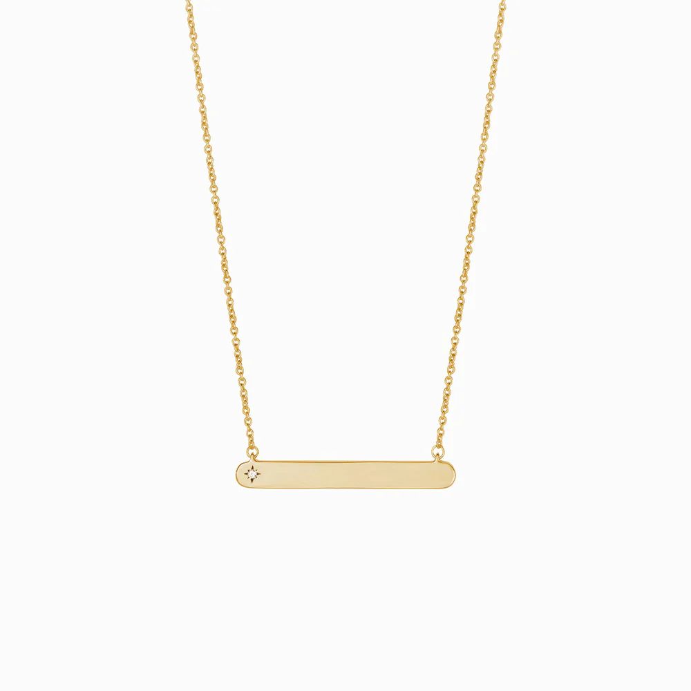Diamond Bar Necklace | Awe Inspired