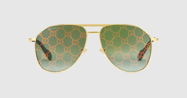 Aviator frame sunglasses | Gucci (CA)