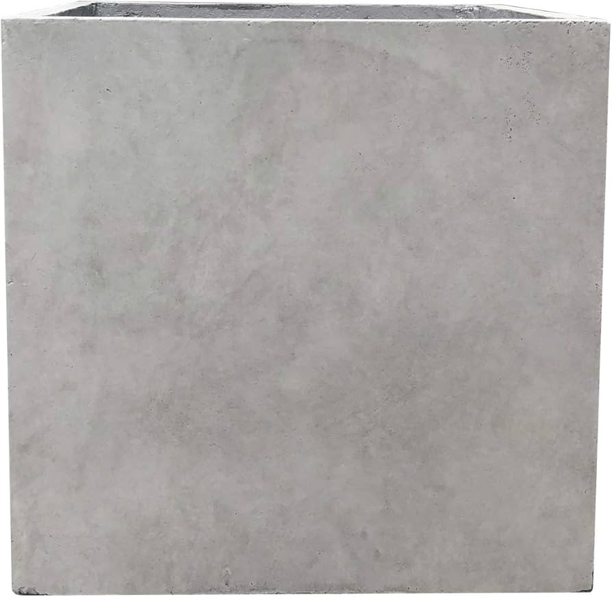Kante AF0001C-80021-2 Large Concrete Square, Elegant Handmade Garden Planters, Durable Pots for I... | Amazon (US)