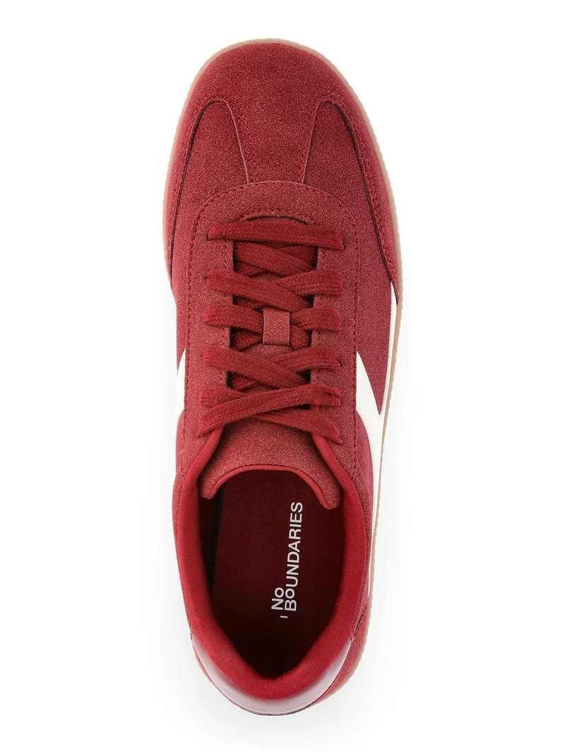 No Boundaries Women's Lace Up Sport Sneakers, Wide Width Available - Walmart.com | Walmart (US)