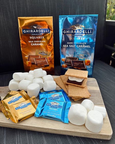 #AD The newest staple in our household 😋 elevate your S’mores experiences with Ghirardelli’s chocolate squares! You can find these @‌Target @ghirardelli #Ghirardelli #aBiteBetter
#SmoreCaramel #Target #TargetPartner