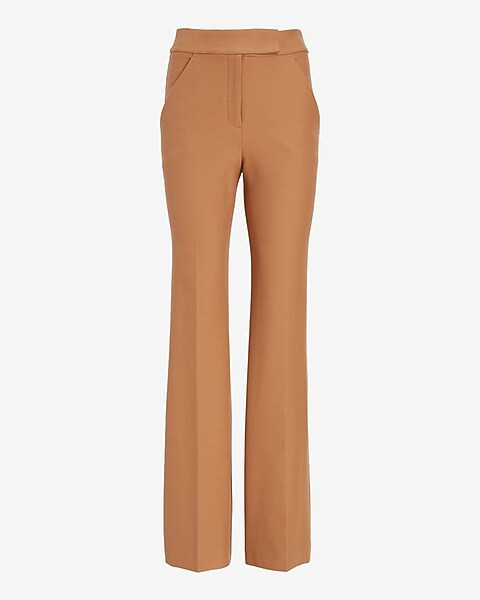 Super High Waisted Flare Trouser Pant | Express
