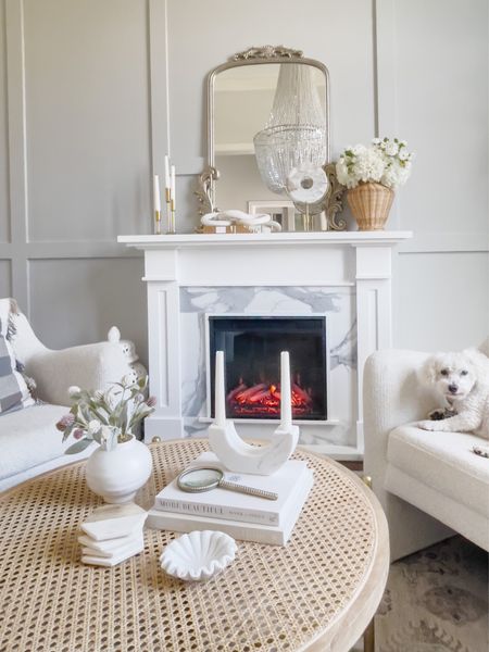 Faux fireplace. Sitting room. Coastal glam. Home decor. Home accessories.  Coastal decor.


#LTKFind #LTKstyletip #LTKhome