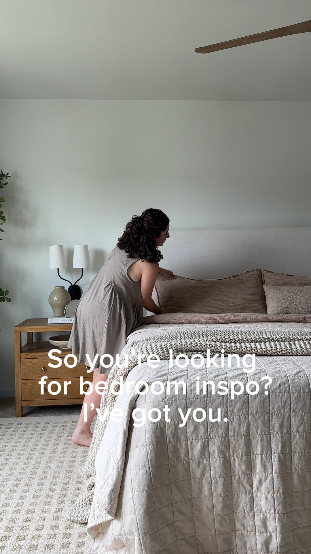 Neutral bedroom, nightstands, curtains

#LTKHome