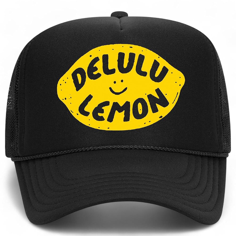 Delulu Lemon Trucker Hat | Vintage Fruit Cowgirl Western Funny Country Summer | Premium Foam Snap... | Amazon (US)