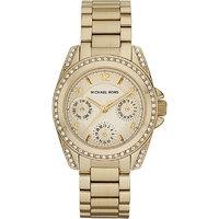Michael Kors MK5639 Blair Mini Gold-Plated Stainless Steel Watch, Women's, Gold | Selfridges