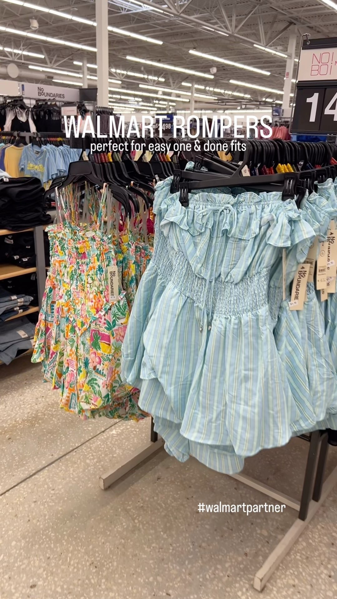 Rompers from Walmart  

 