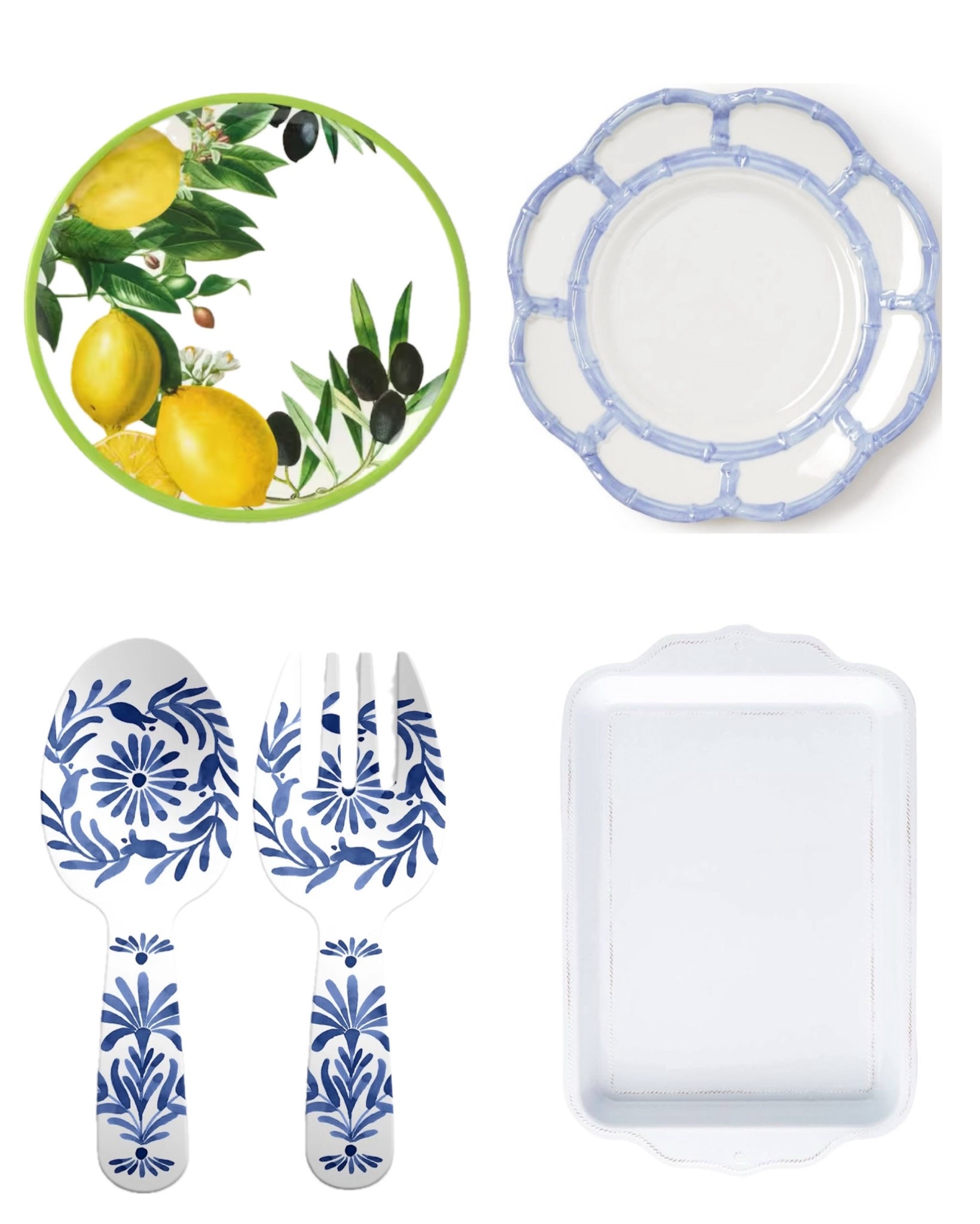 Entertaining outside? You need these. All made of indestructible melamine - great for outdoors, indoors, kids etc.

Table top dishes tray plates dishware blue and white traditional home decor serving tray bamboo summer tableware 

#LTKHome #LTKStyleTip #LTKSeasonal