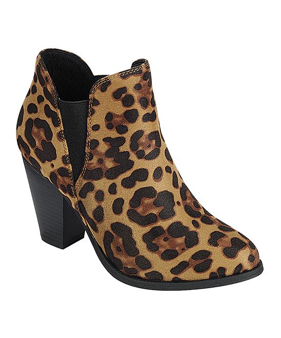 moca Women's Casual boots LEP - Leopard Bootie | Zulily