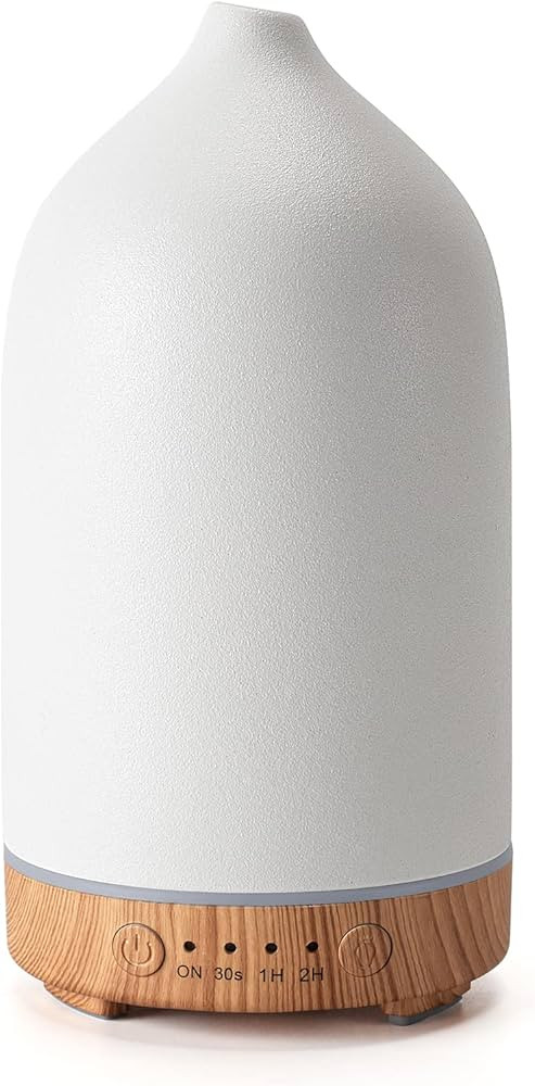 Gooamp 100ML Ceramic Diffuser,Aromatherapy Diffuser,Essential Oil Diffuser with 7 Color Lights Au... | Amazon (US)