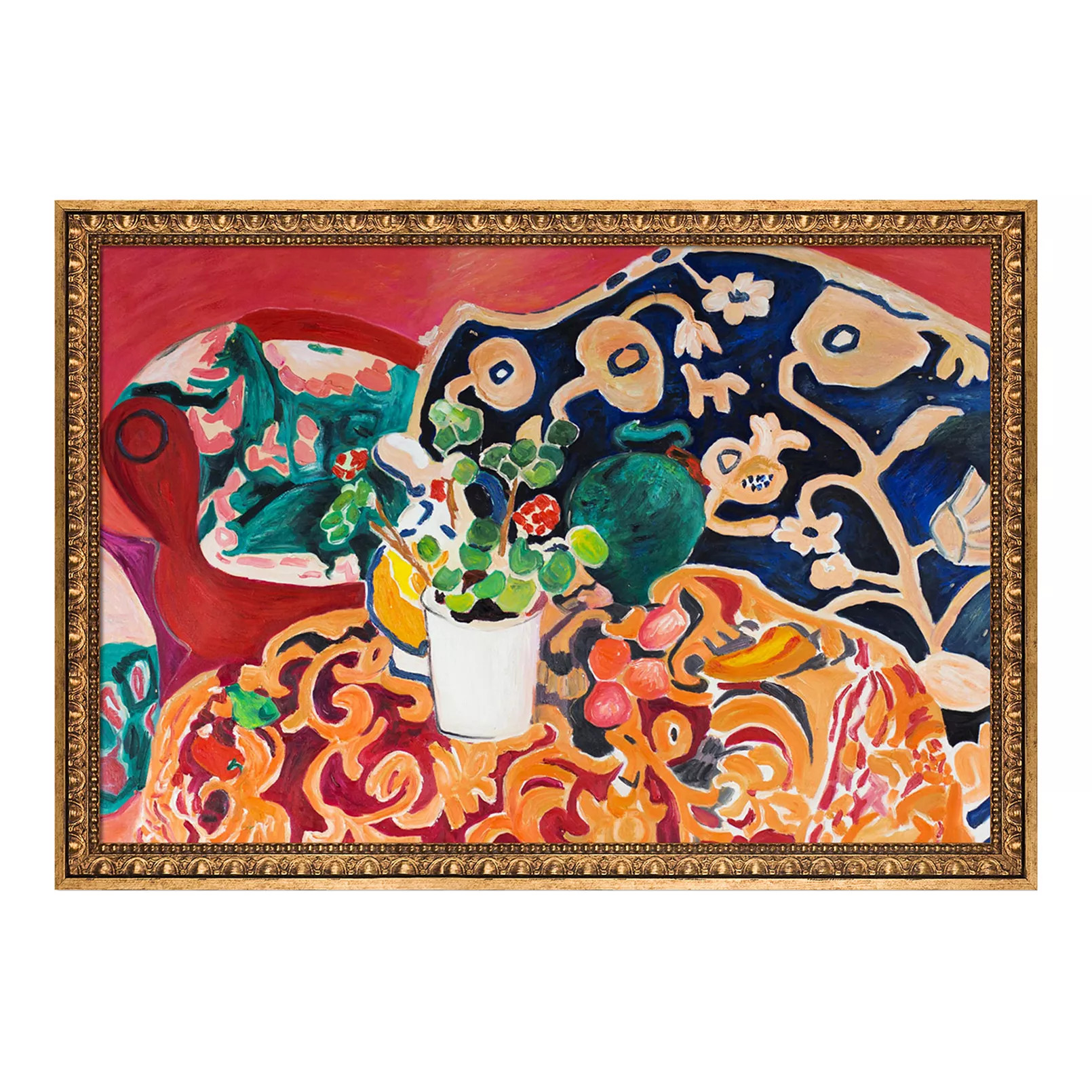 La Pastiche Spanish Still Life Henri Matisse Framed Canvas Wall Art | Kohl's
