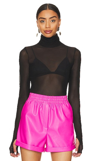x REVOLVE Milo Bodysuit in Noir | Revolve Clothing (Global)