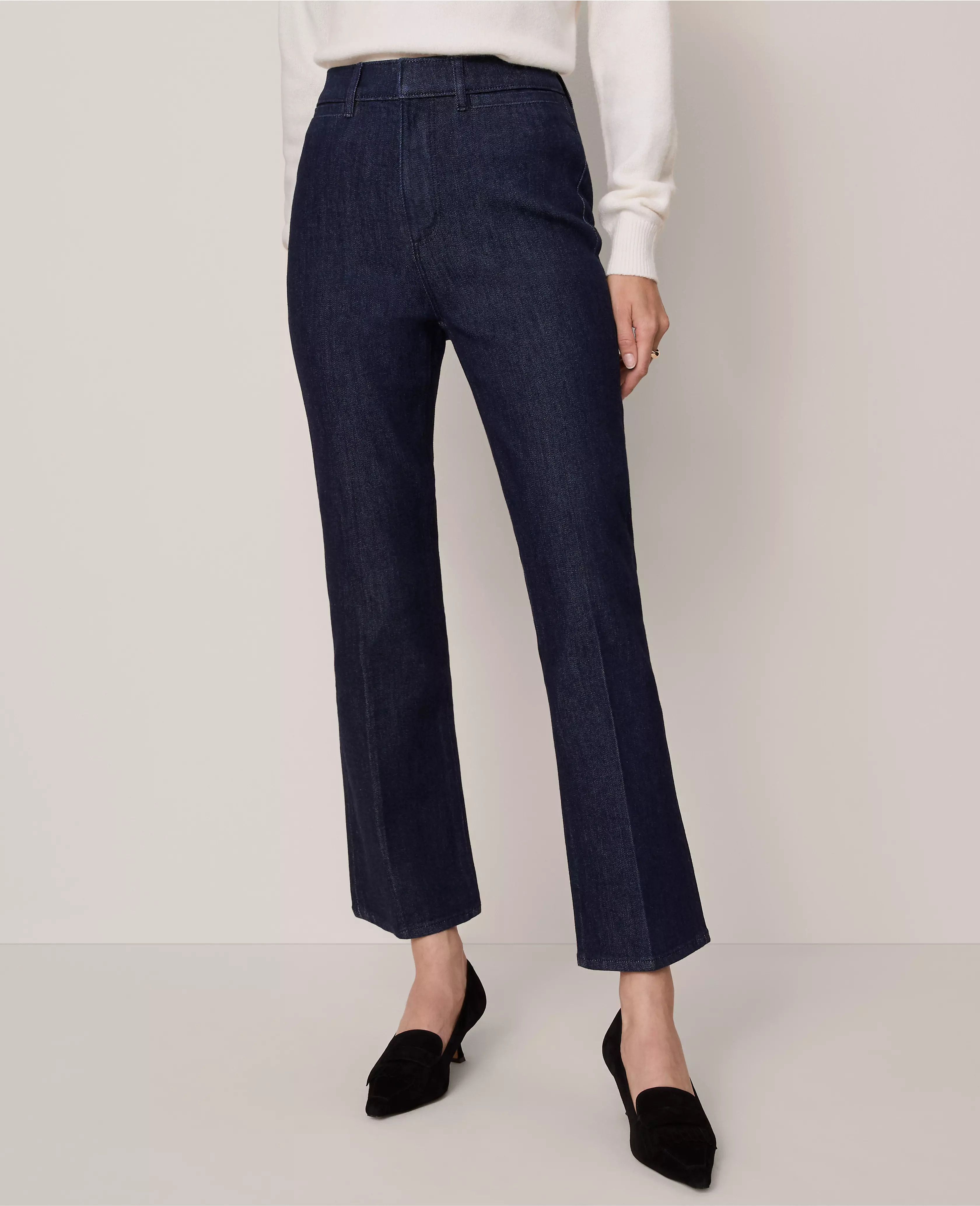 The Seamed Boot Jean — Curvy Fit | Ann Taylor