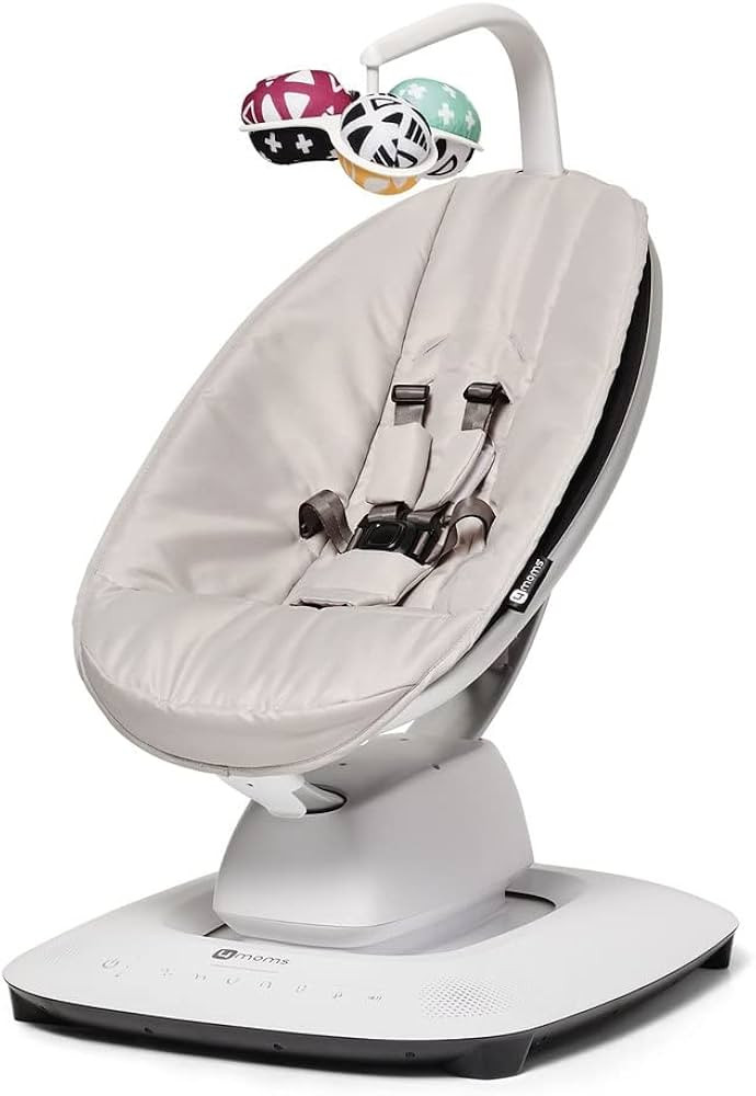 4moms MamaRoo Multi-Motion Baby Swing, Bluetooth Enabled with 5 Unique Motions, Grey | Amazon (US)