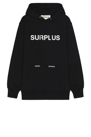 Daniel Patrick Surplus Logo Hoodie in Black from Revolve.com | Revolve Clothing (Global)