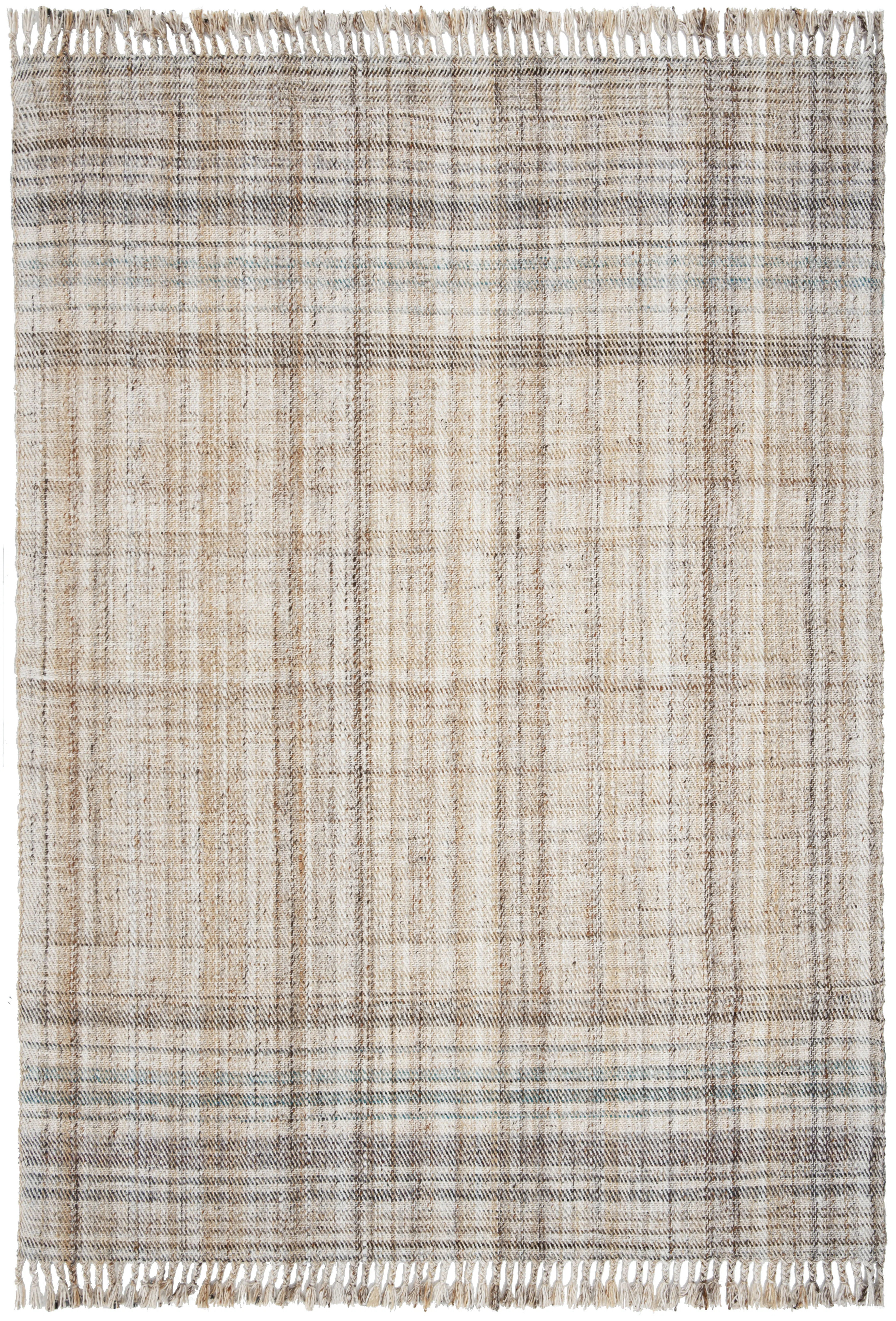 Jahi Lauren Ralph Lauren Hand Loomed Pet Yarn/Cotton Plaid Rug in Autumn | Wayfair North America