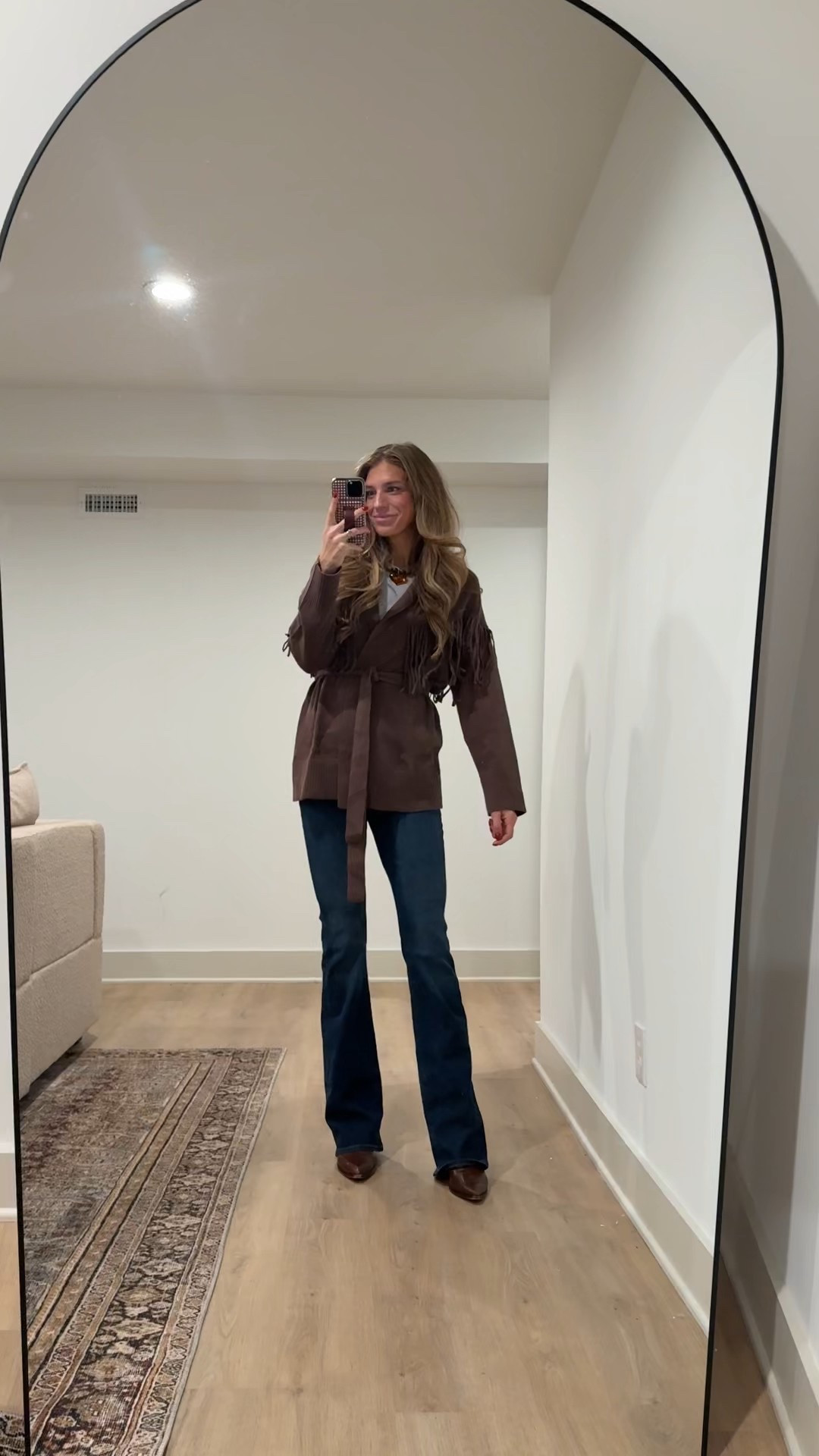 church outfit today and its tall girl friendly and bump friendly! Jeans are STRETCHY! Maybe not suitable for 3rd trimester but I am in my second trimester and these are the first pair of jeans I don't have to unzip after a couple hours of wearing them! Run tts my usual size is 27 tall

Size small in cardigan - linked a similar one from amazon 

linked a similar necklace from amazon


boot cut jeans, jeggings, thanksgiving outfit, holiday outfit, tall sizes, j. crew
 

 #LTKHoliday #LTKTall #LTKBump