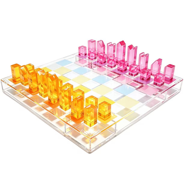Acrylic Chess & Checkers 2 in 1 Set | Sam's Club
