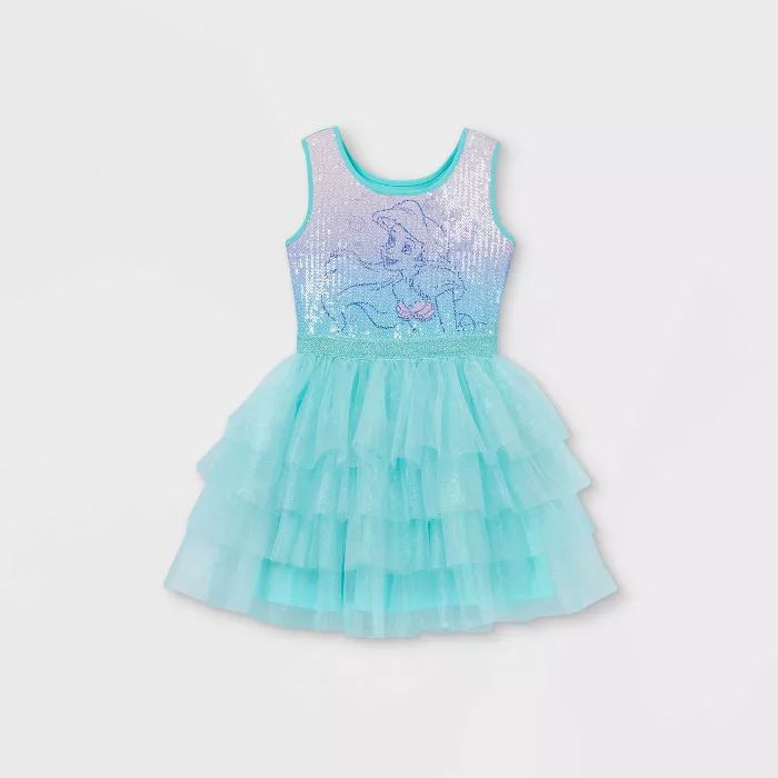 Girls' Disney Ariel Tutu Dress - Green | Target