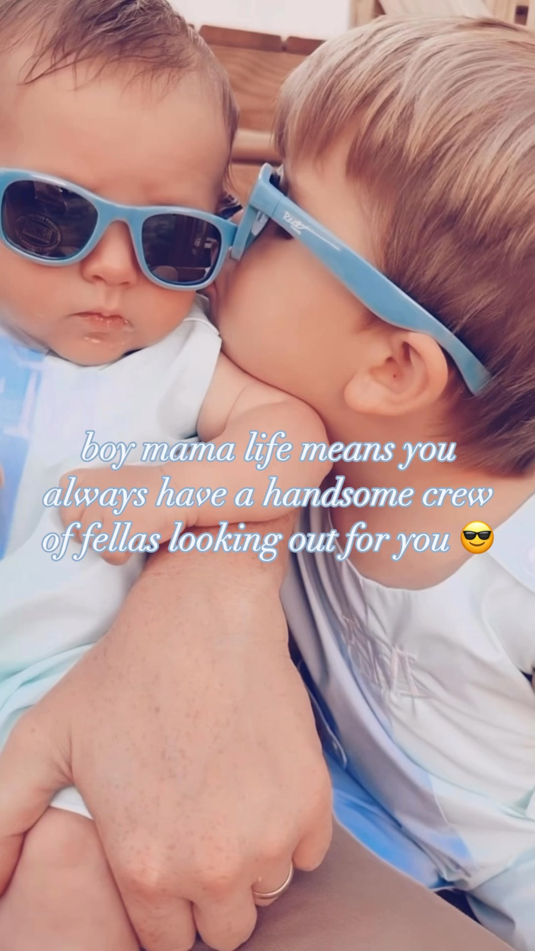 … but really, this #boymamax2 life is the best y’all!! 👶🏼🤭🩵👶🏼💙🤱 When I was rocking Judson before he went to sleep last night, he randomly looked me in the eyes and told me “I’ll always take care of you, mama” 🥹 - and well, that melted my heart!!! 🤍 He is the sweetest firstborn “mama’s boy” and just my little angel 👼🏼… kind, caring, protective, and compassionate… just like his wonderful “Dada” already!! 🥰 And Sweet Baby Levi Rhett is just a little doll baby… we couldn’t possibly love him more!! 🤗🤱😍

And yes… babies 👶🏼 in sunglasses 🕶️ may just be my favorite thing ever 😎 hehe - so I just haddddd to put these fav photos up in a reel 🤭🤩 and remind everyone to go shop these exact baby/toddler sunglasses gifted to us from @realshades - for real, go check them out over on my LTKit shop (link 🔗 is in my bio)!! 🛒 We are SO looking forward to our beach trip 🏝️ coming up later next week (I don’t know about y’all… but we are still in fullllll blown summer mode 🥳 around here 🤩 until after our Labor Day beach trip 🇺🇸🌊!!)  - savoring every bit of these happy sunny days 🌞 until it’s time for the coziest fall 🍂 ever with our snuggly newborn 👶🏼 baby 🥰 - eek!! 😍) and are thankfully now “all set with our shades,” 😉 thanks to Real Shades!! 🎁📦 Happy Happy “Friday Eve, y’all!! ☀️✨#realshades #realshadeskids #realshadessunglasses #realshadesambassador #babysunglasses #toddlersunglasses #prpackage #happymail #gifted #cutenessoverload 

| Motherhood | Homemaker | Stay at Home Mom | Joyful Motherhood | Raising Littles | Raising Babies | Toddler Days | Newborn Days | Boy Mom | Summer Days

…

#emilysayswes #judsoncarpentermabry #levirhettmabry #emilymabrycreativeblog 
#mommyblogger #stayathomemommy #newborndays #twounderthree #boymamax2 #mamaoftwo #boymama #boymom #newbornandtoddlersummer #liketoknowit #liketoknowithome #liketoknowitfamily #liketoknowitstyle #liketoknowitsummer #liketoknowitstyle #LTKfamily #LTKBaby @shop.ltk 

#LTKFamily #LTKBaby #LTKHome