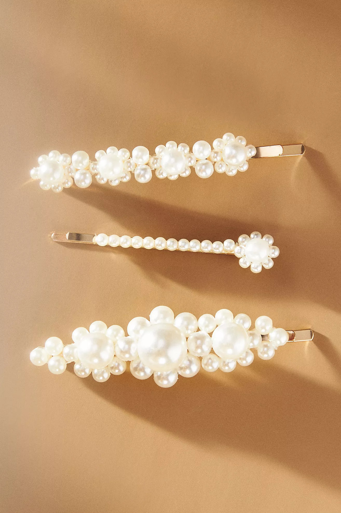 Pearl Bobby Pins, Set of 3 | Anthropologie (US)