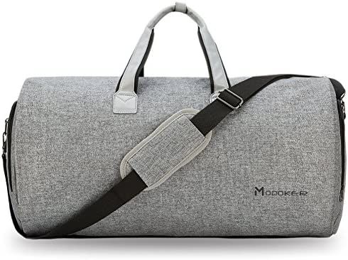Convertible Garment Bag with Shoulder Strap, Modoker Carry on Garment Duffel Bag for Men Women - ... | Amazon (US)