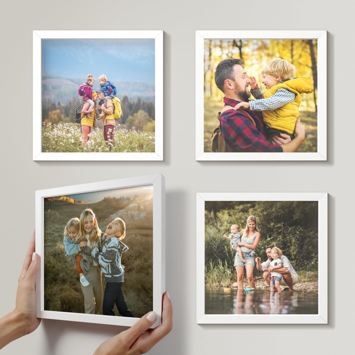 Mixtiles Official - Custom Photo Tiles - Personalized Printed Photos - Magnetic Wall Frames - Adh... | Amazon (US)