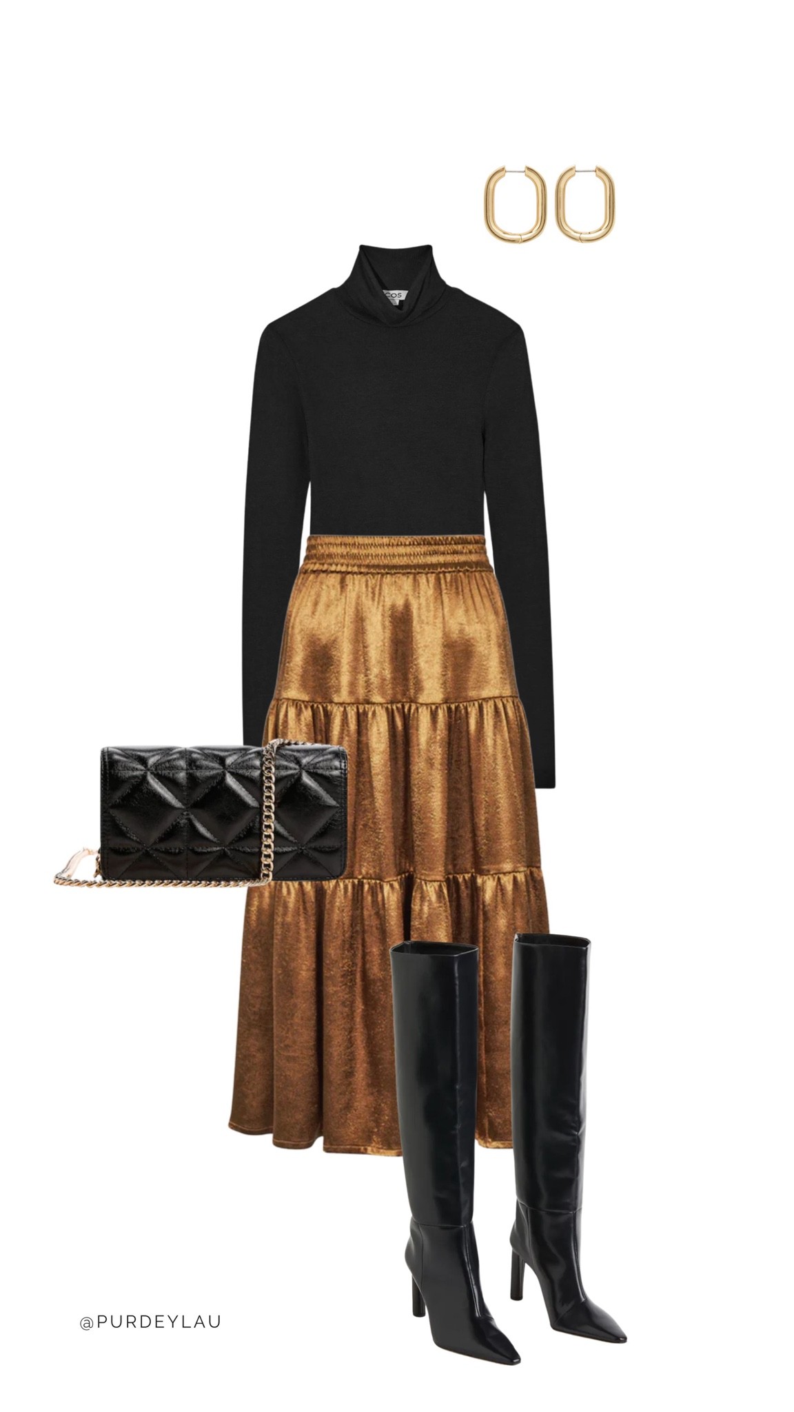 The most gorgeous metallic skirt you ever did see! This is such a statement piece that you probably already have all the other items you need! Pair with basics to let this skirt do the talking.

Perfect for festive parties and work Christmas events ✨ 

#LTKeurope #LTKunder100 #LTKstyletip